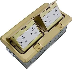 electric floor box pop-up cover w duplex receptacles 2-gang|Lew Electric SWB.